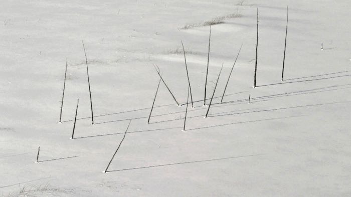 Winter sundial