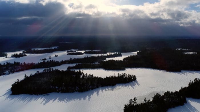 Mink at Kawishiwi Falls