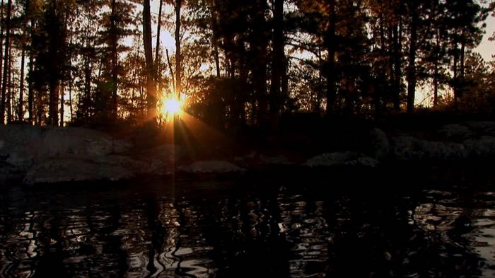 Aquatic sunset